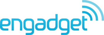 Engadget logo in blue text with a Wi-Fi symbol above the letter 't'