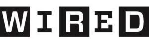 The word 'WIRED' in black and white block letters.
