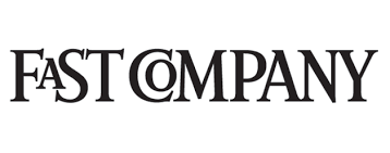 Fast Company logo in black text with a stylized letter 'A' and 'G'