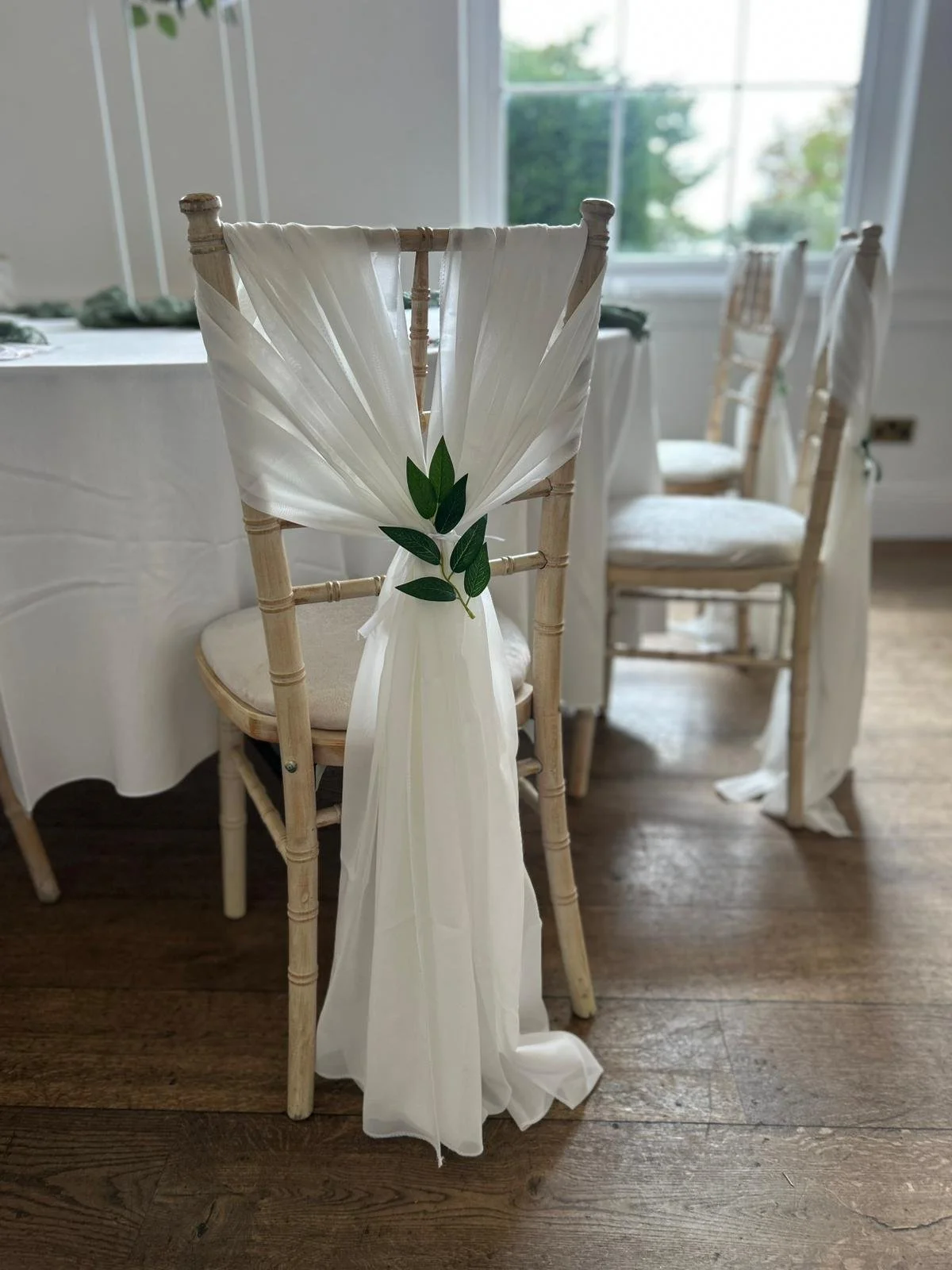 Elegant Chair Drapes