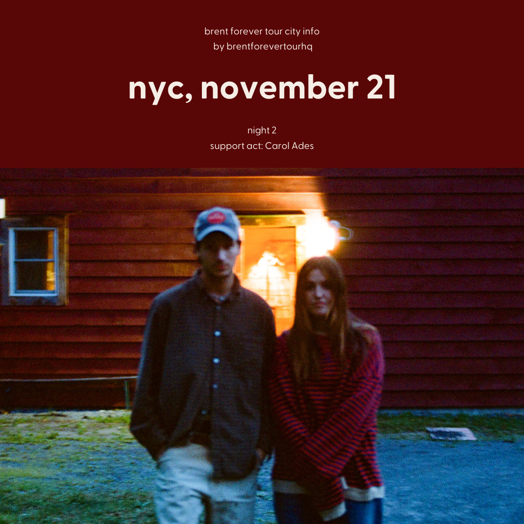 Brent Forever Tour City Info NYC 2, IG Carousel.