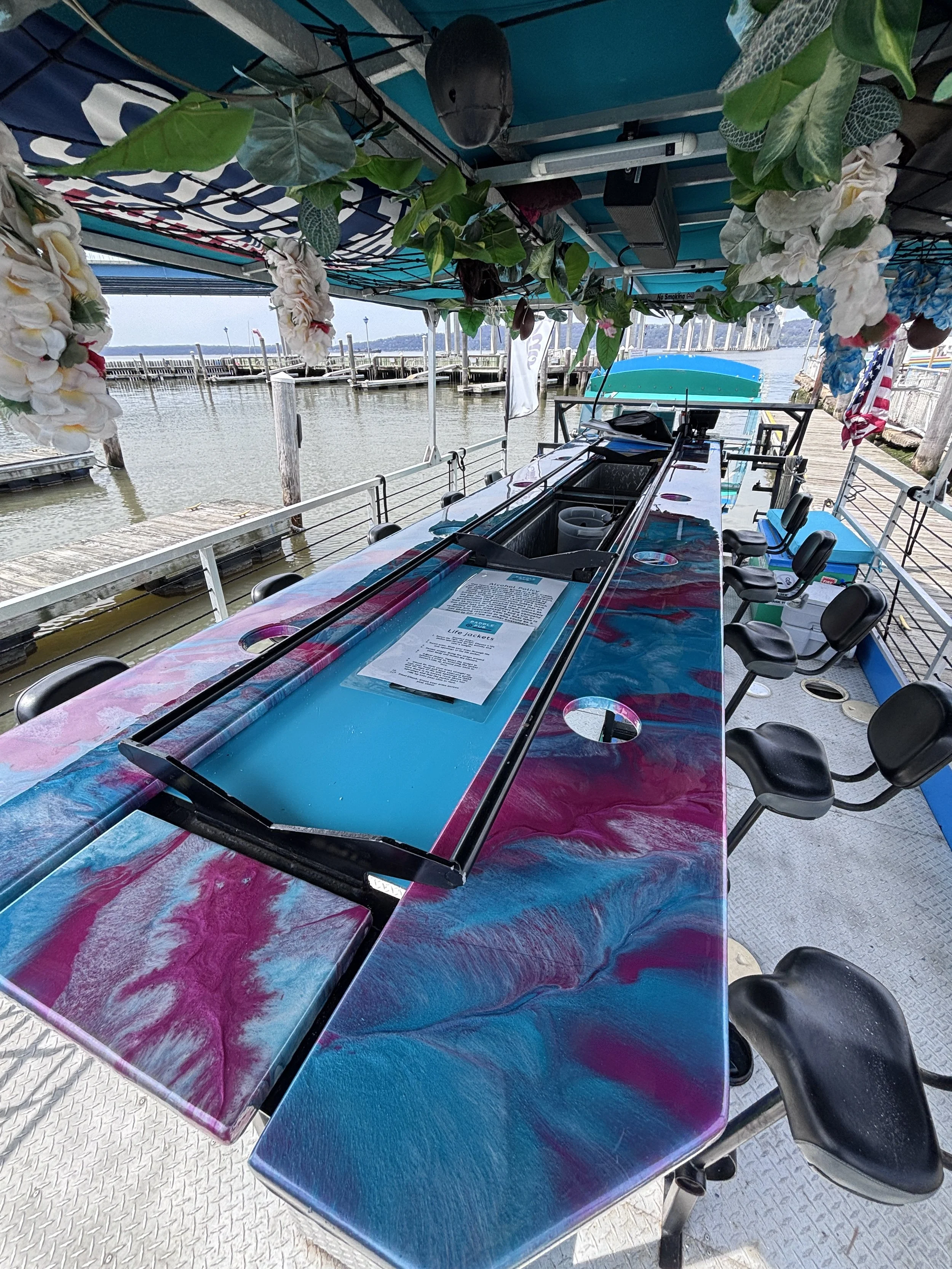Custom Epoxy Bar Top Restoration | Paddle Pub Lower Hudson Valley