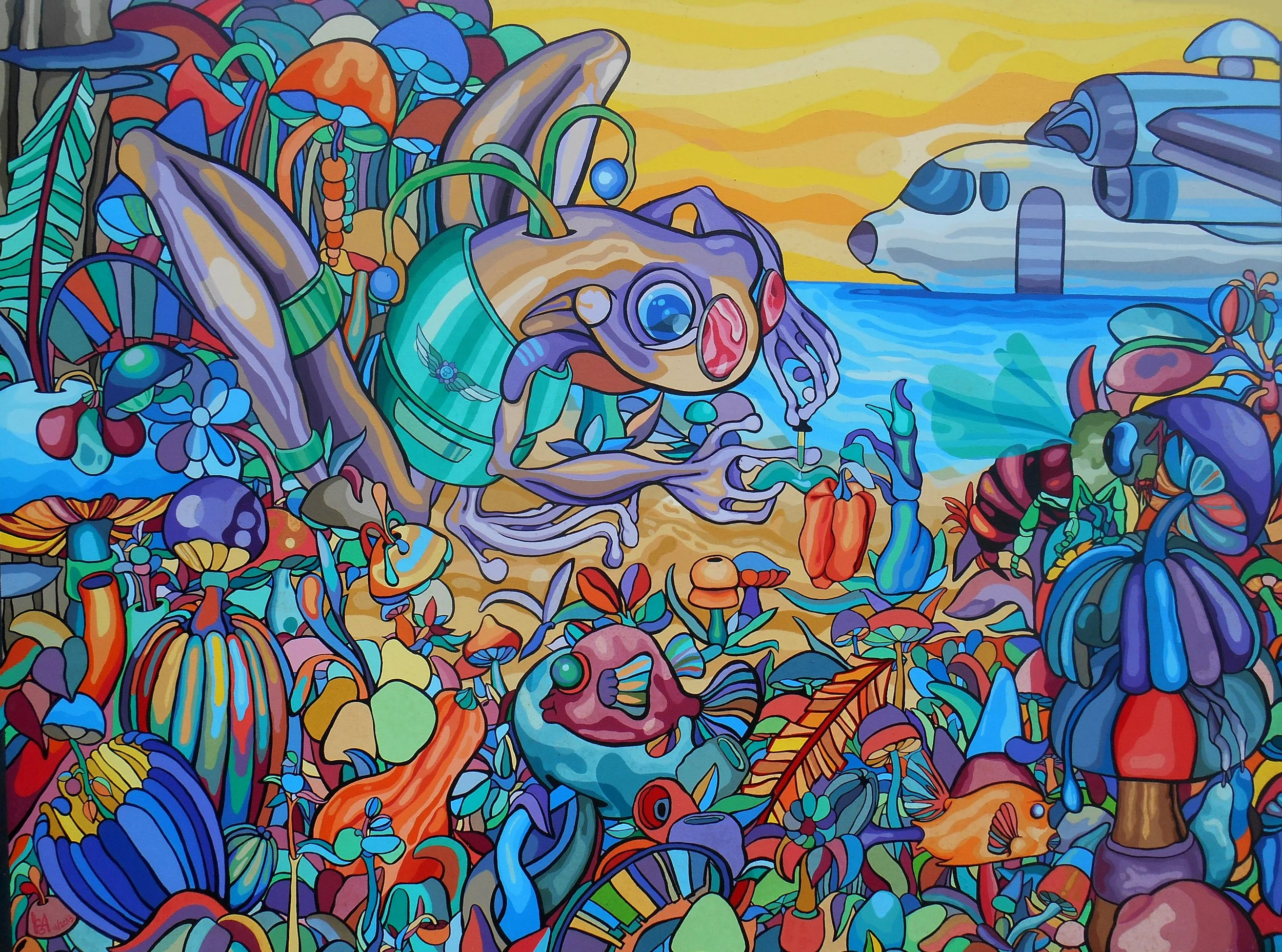 La Costa Norte, 2013, Óleo sobre Lienzo, 190x140cm