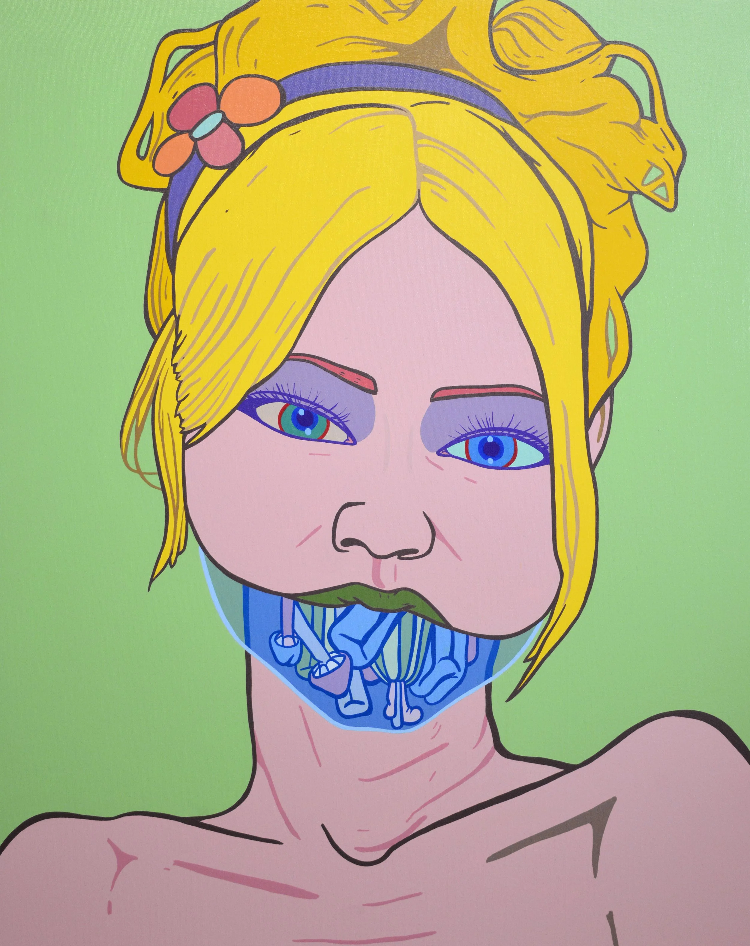 Korea; 2021; Acrílico sobre Lienzo; 66x82cm. 