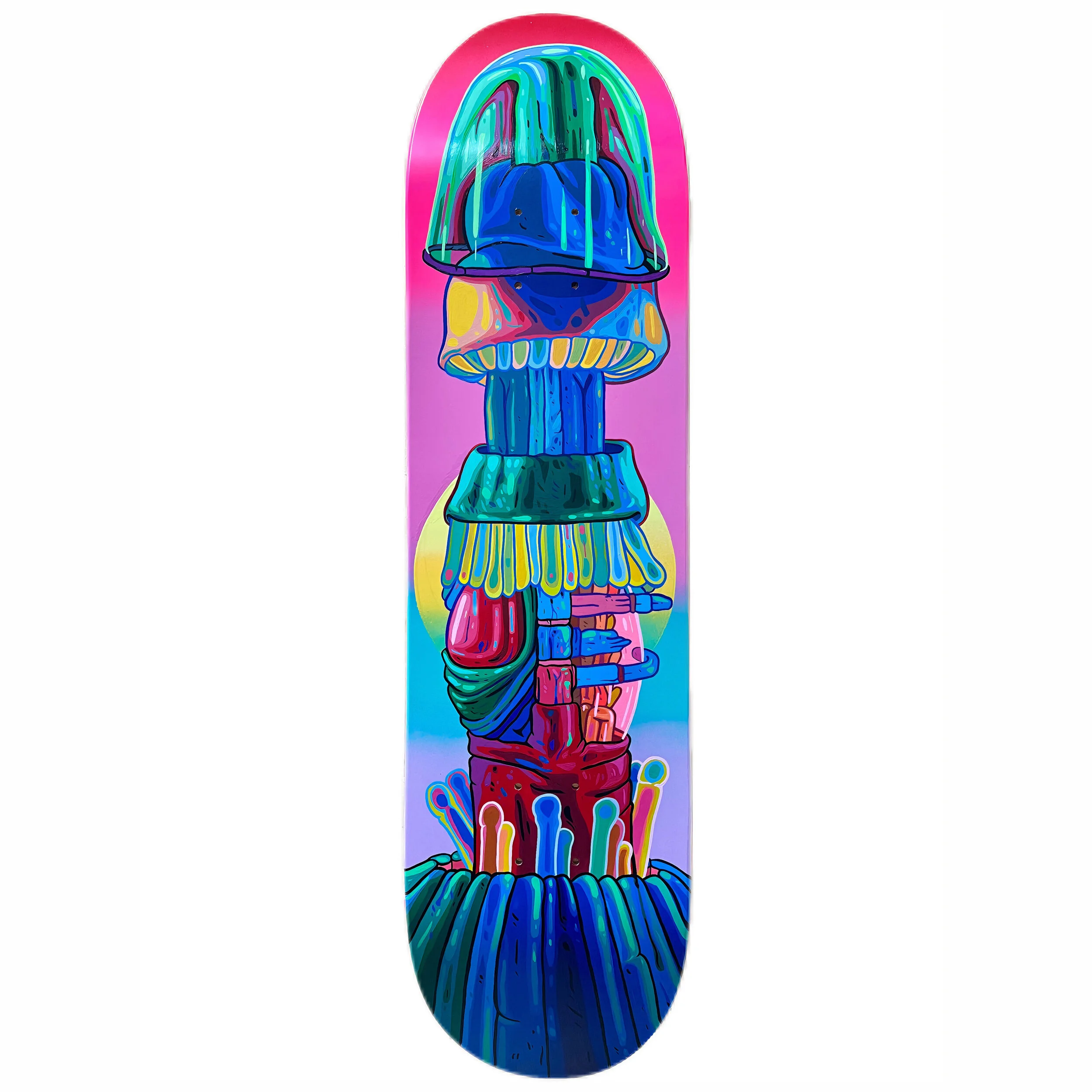 Skateboard no.2-Fungi 028; 2023, Acrílico sobre Tabla; 21x82cm.jpg