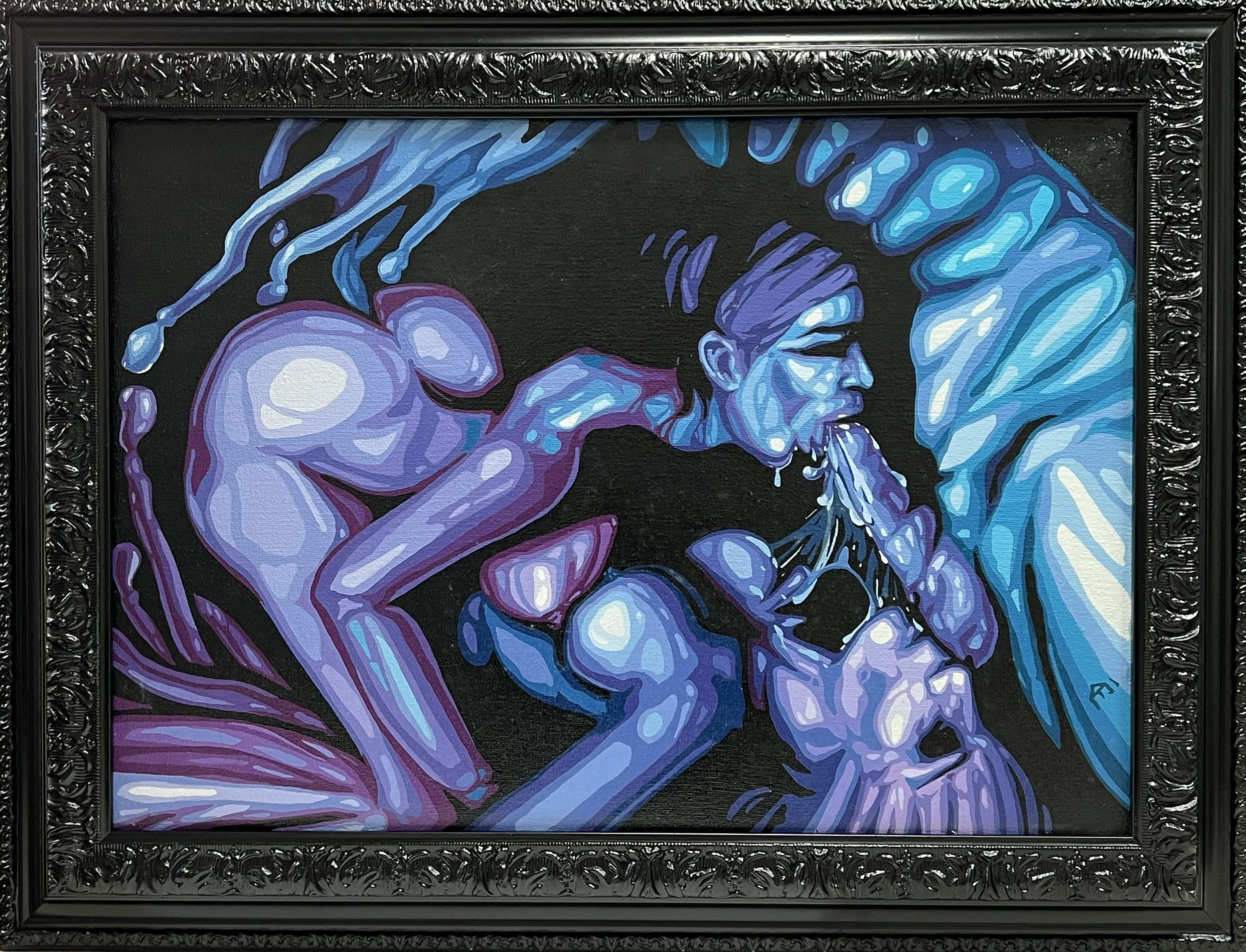 Agua Cristalina; 2016; Óleo sobre Lienzo; 35x50cm