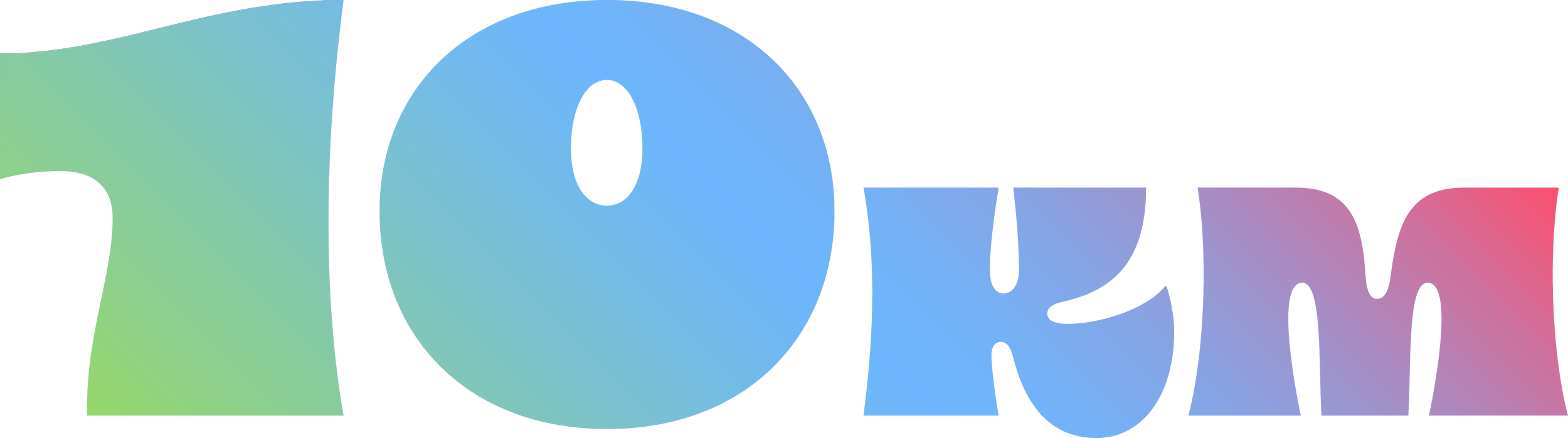 L'image montre un logo avec le texte 'Roch'. Le fond est dégradé avec des couleurs pastel, principalement en bleu, vert, violet et rouge.