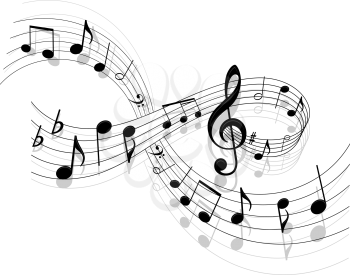 Simple, airy cover for the MP3 “Poetry in Motion,” suggesting gentle movement and a calm, flowing piano mood.