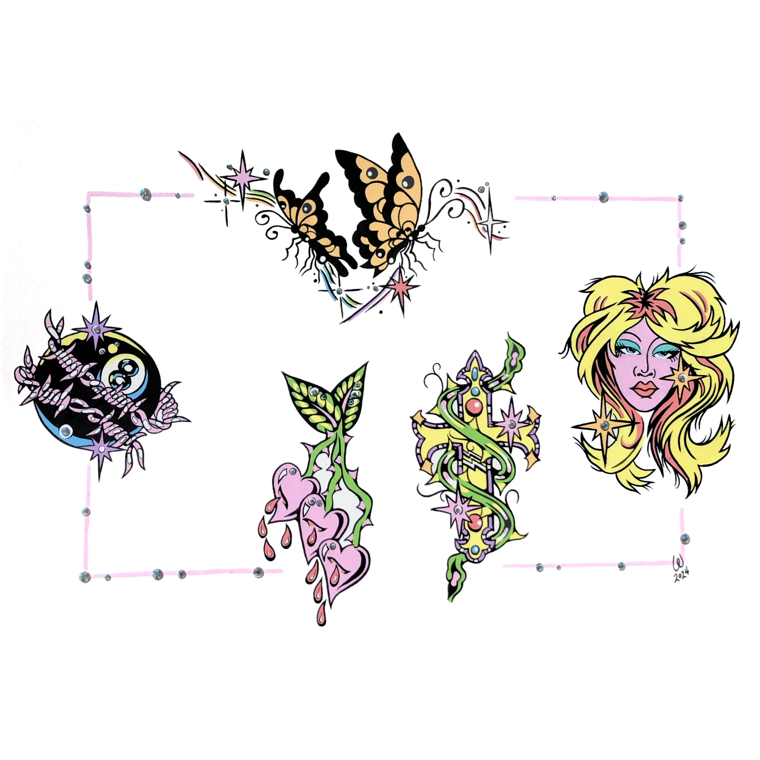 "California"
Acrylic Ink
2024