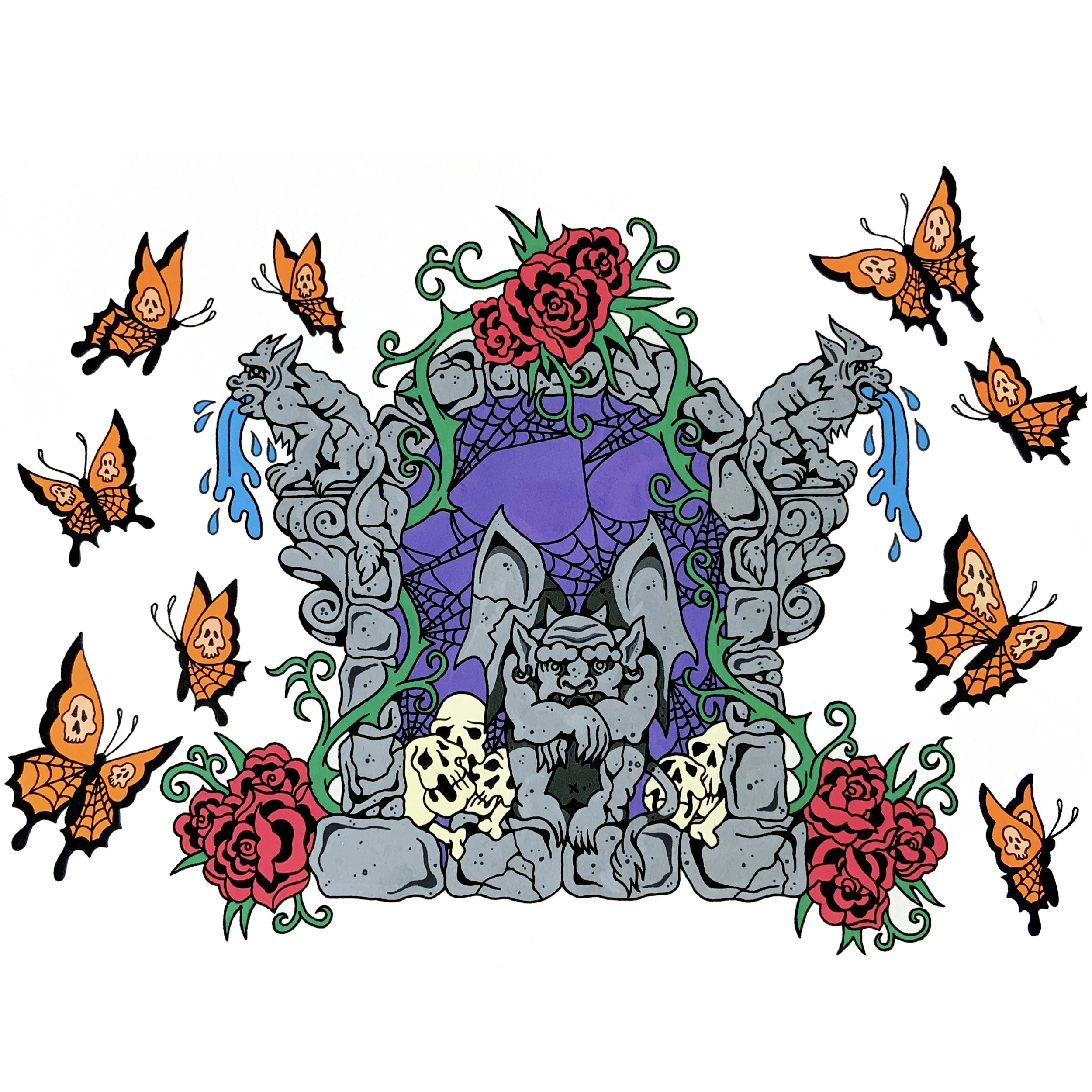 "Stoned"
Acrylic Ink
2023