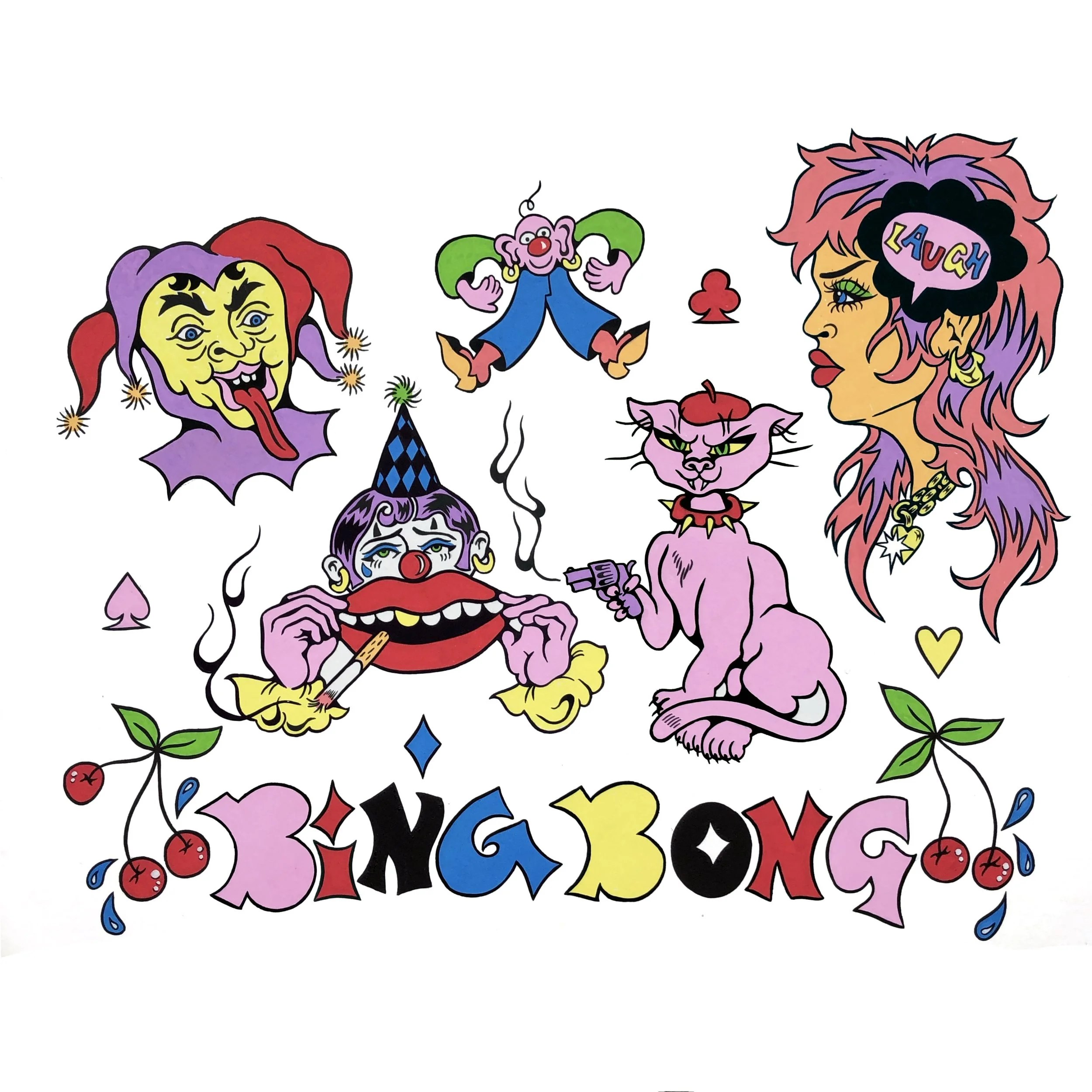 "Bing Bong"
Acrylic Ink
2025
