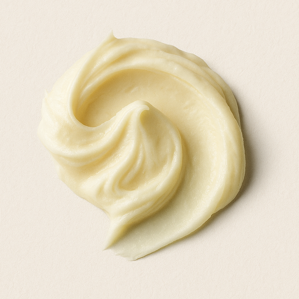 Cream Tallow moisturizer on a white background.