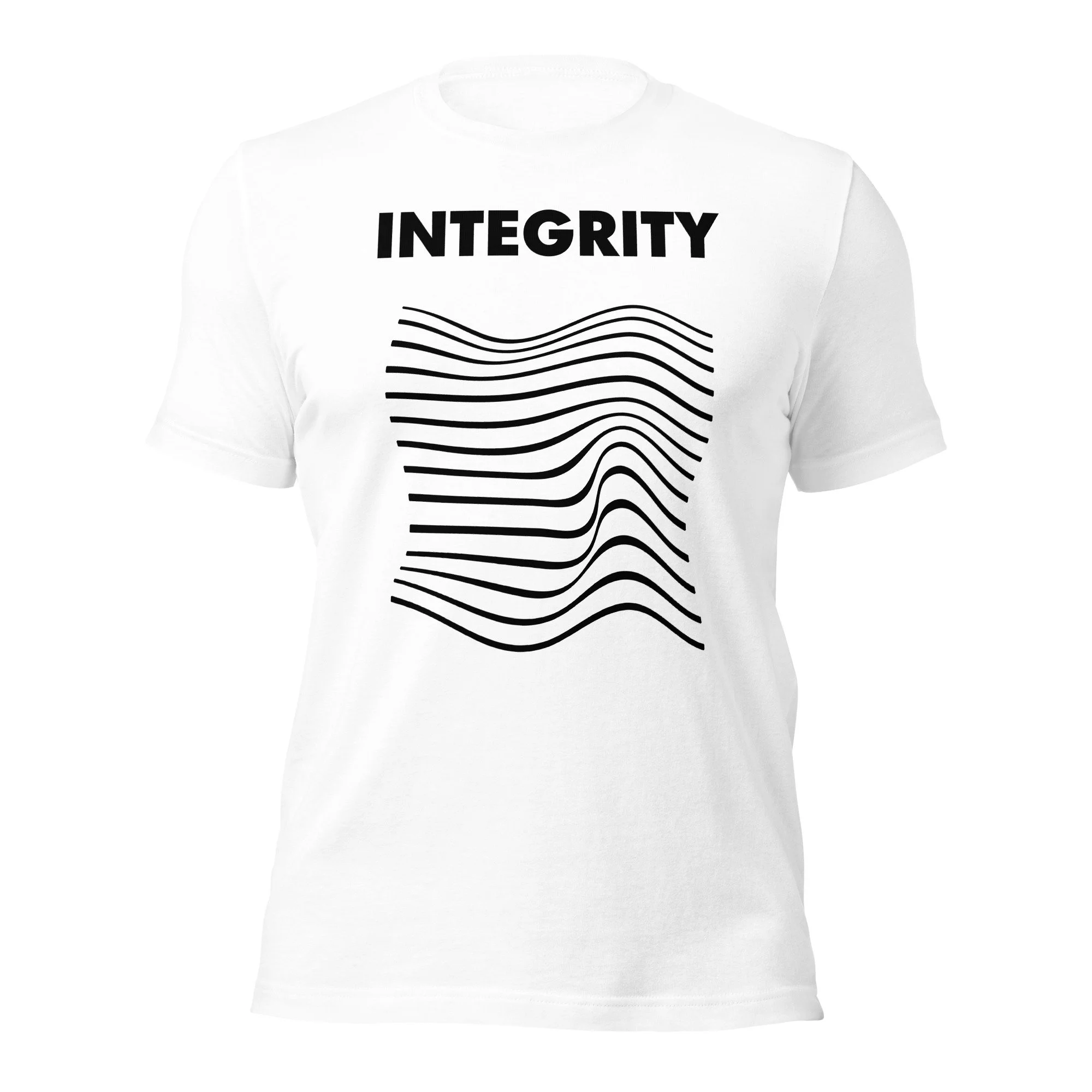 White Wavy T-Shirt