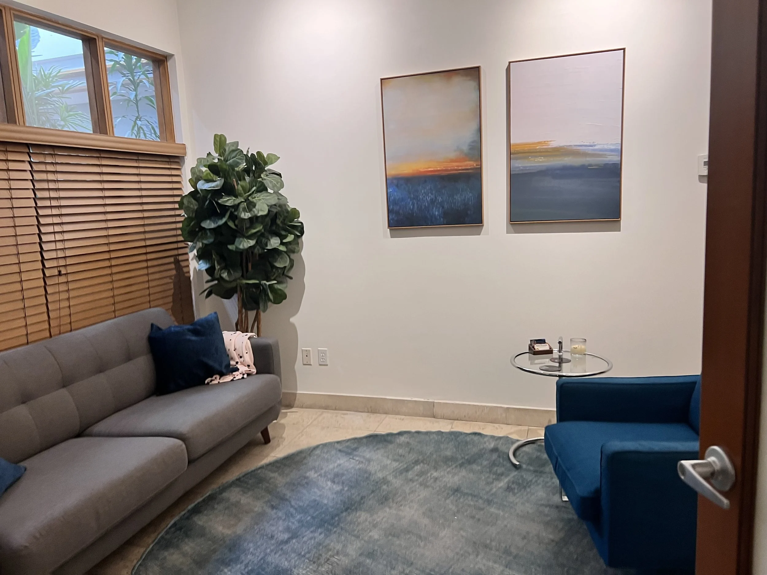 In person therapy office in Los Angeles Pasadena California