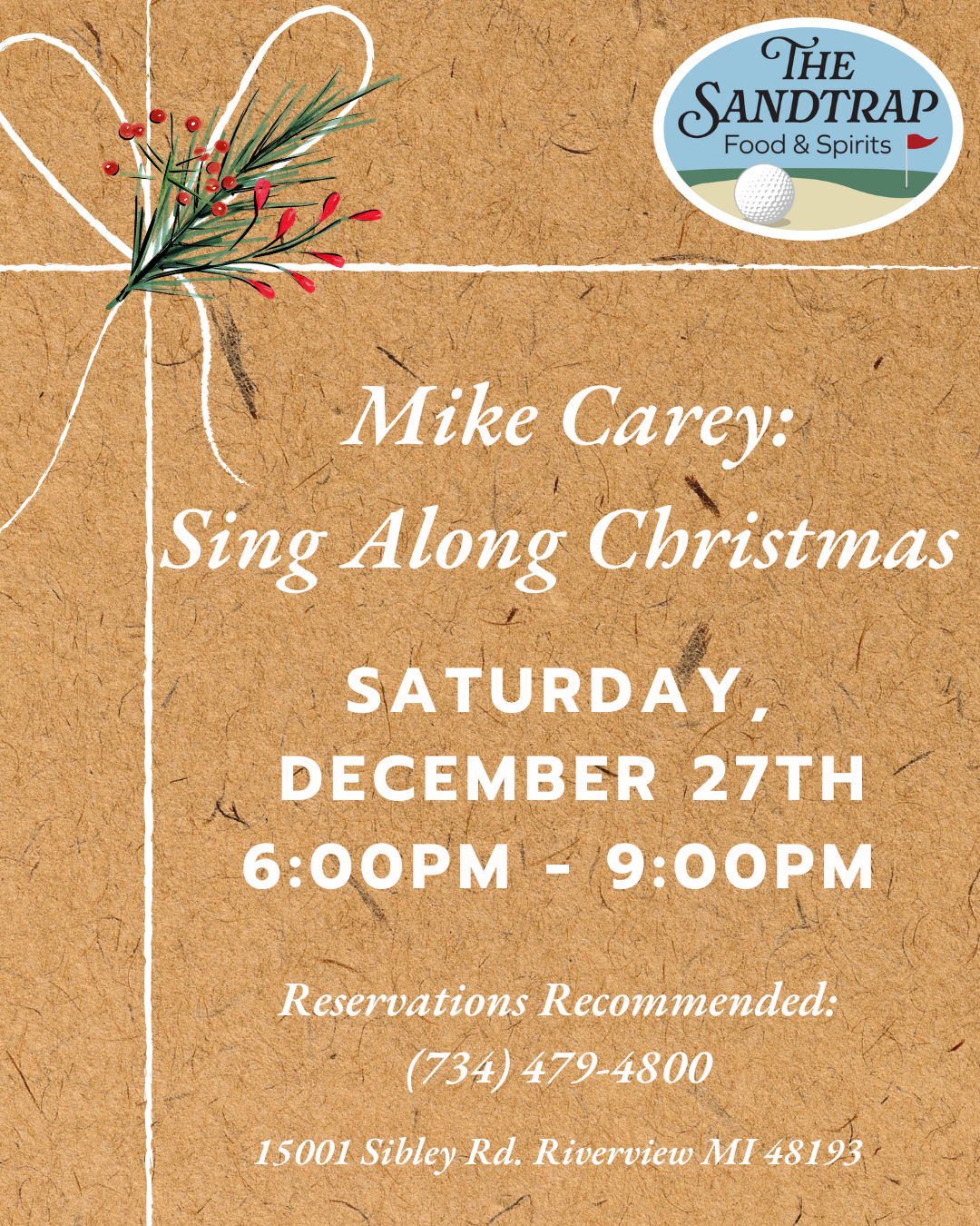 Mike Carey Sing Along Christmas
