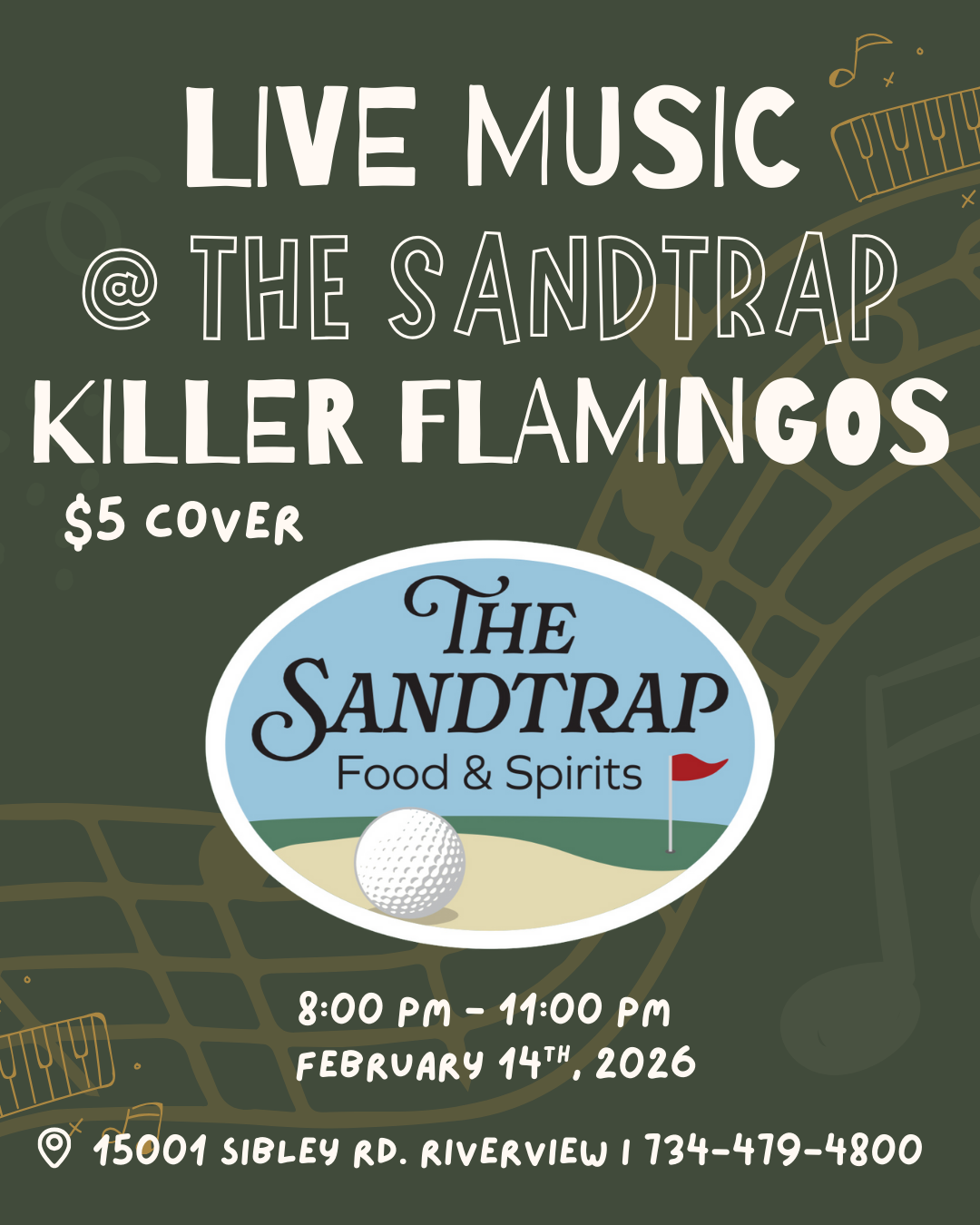 Live Music: The Killer Flamingos ($5 COVER)