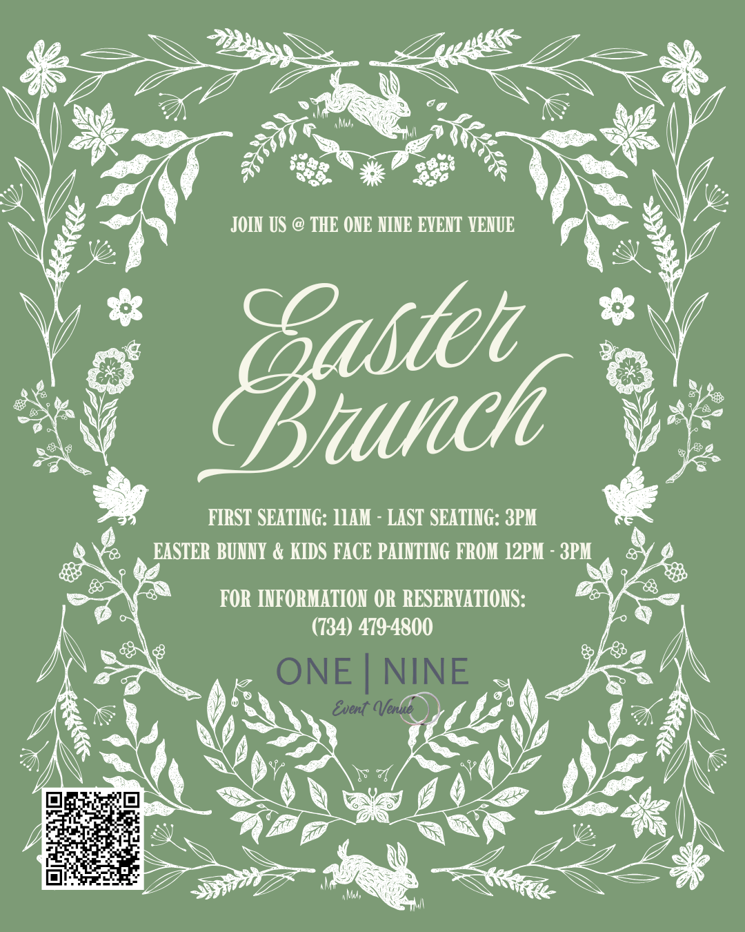 Easter Brunch @ The One Nine Event Venue