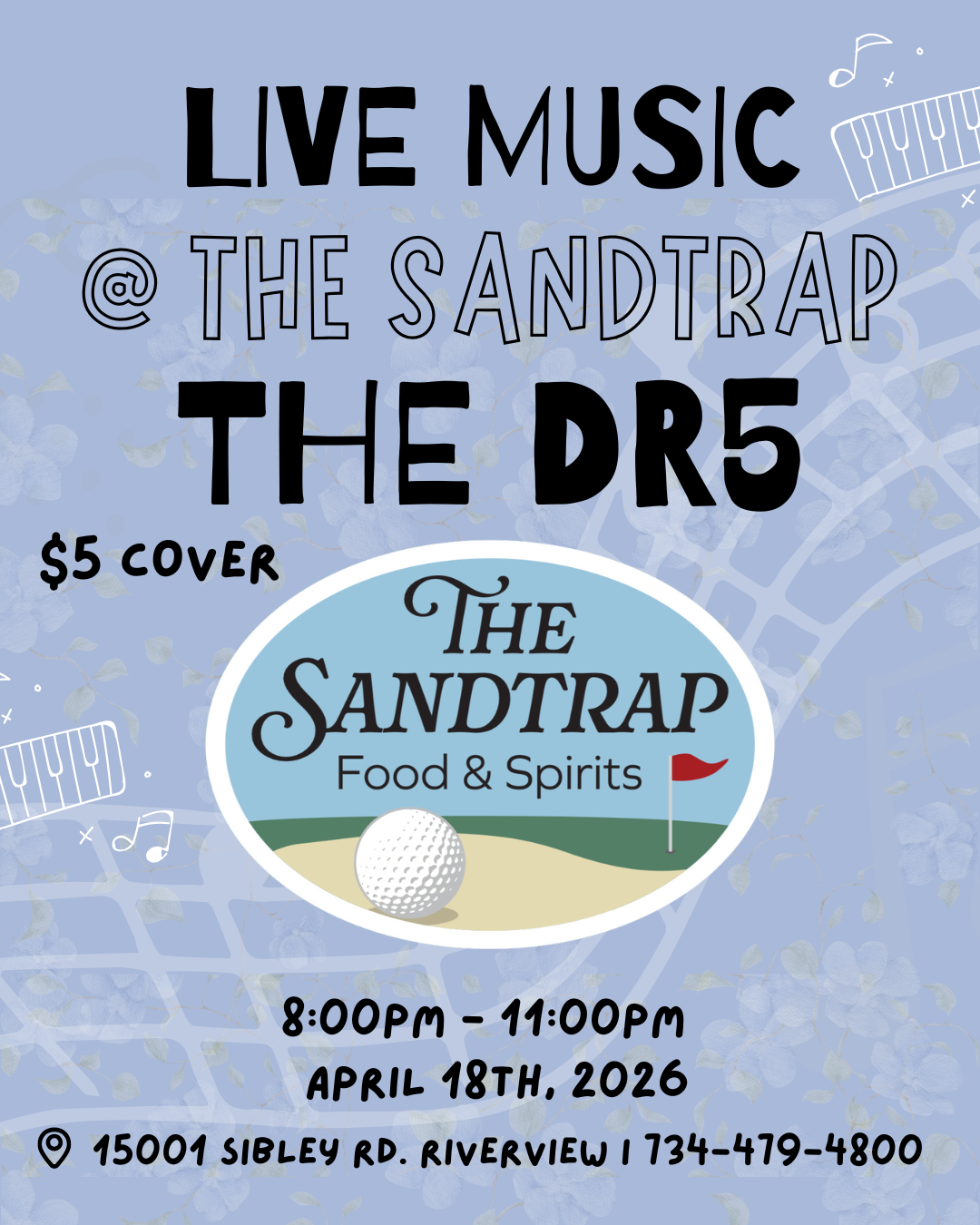 Live Music: The DR5 ($5 Cover)