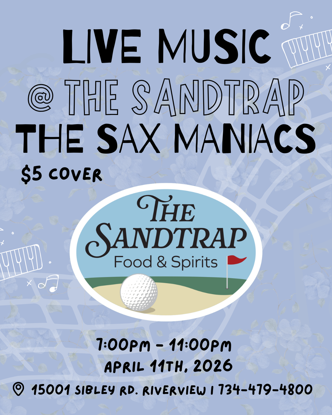 Live Music: The Sax Maniacs ($5 Cover)