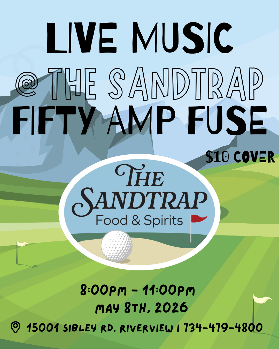 Live Music: Fifty Amp Fuse ($10 Cover)