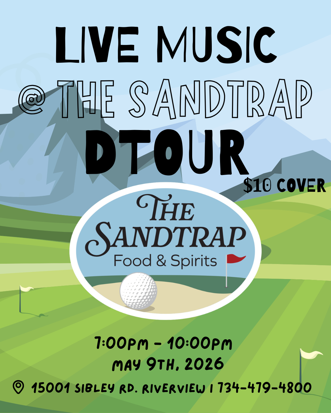 Live Music @ The Sandtrap - DTOUR ($10 Cover)