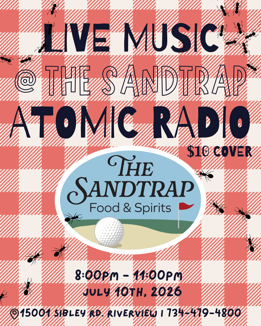 Live Music @ The Sandtrap: Atomic Radio ($10 Cover)