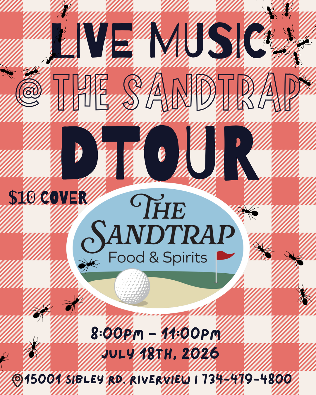 Live Music @ The Sandtrap: DTOUR ($10 Cover)