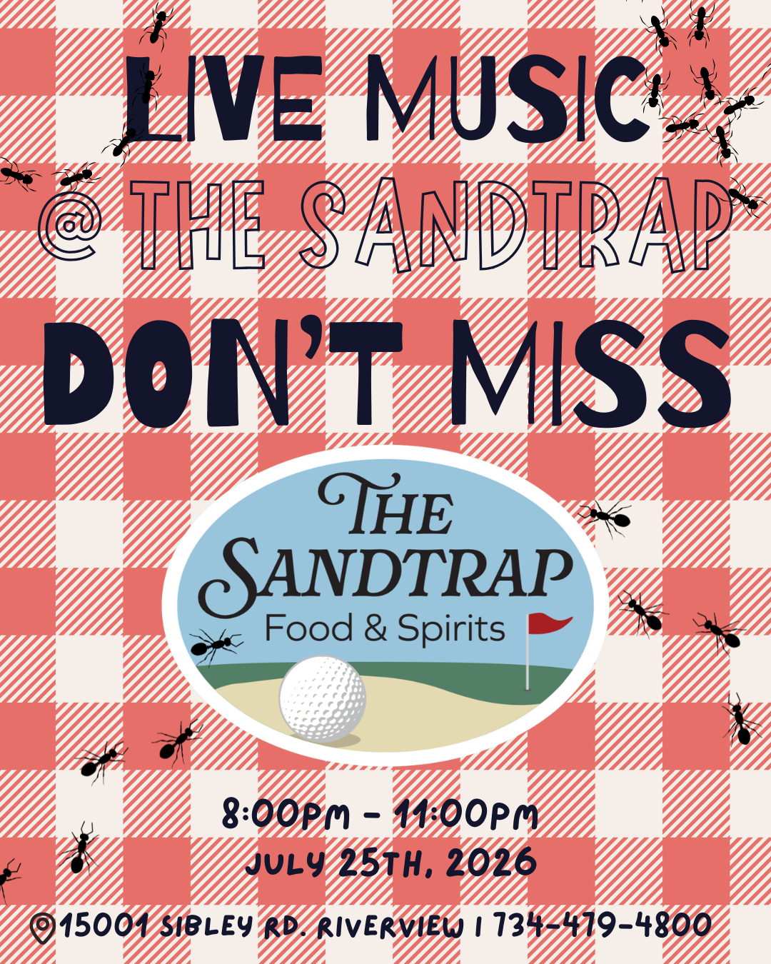 Live Music @ The Sandtrap: Don't Miss