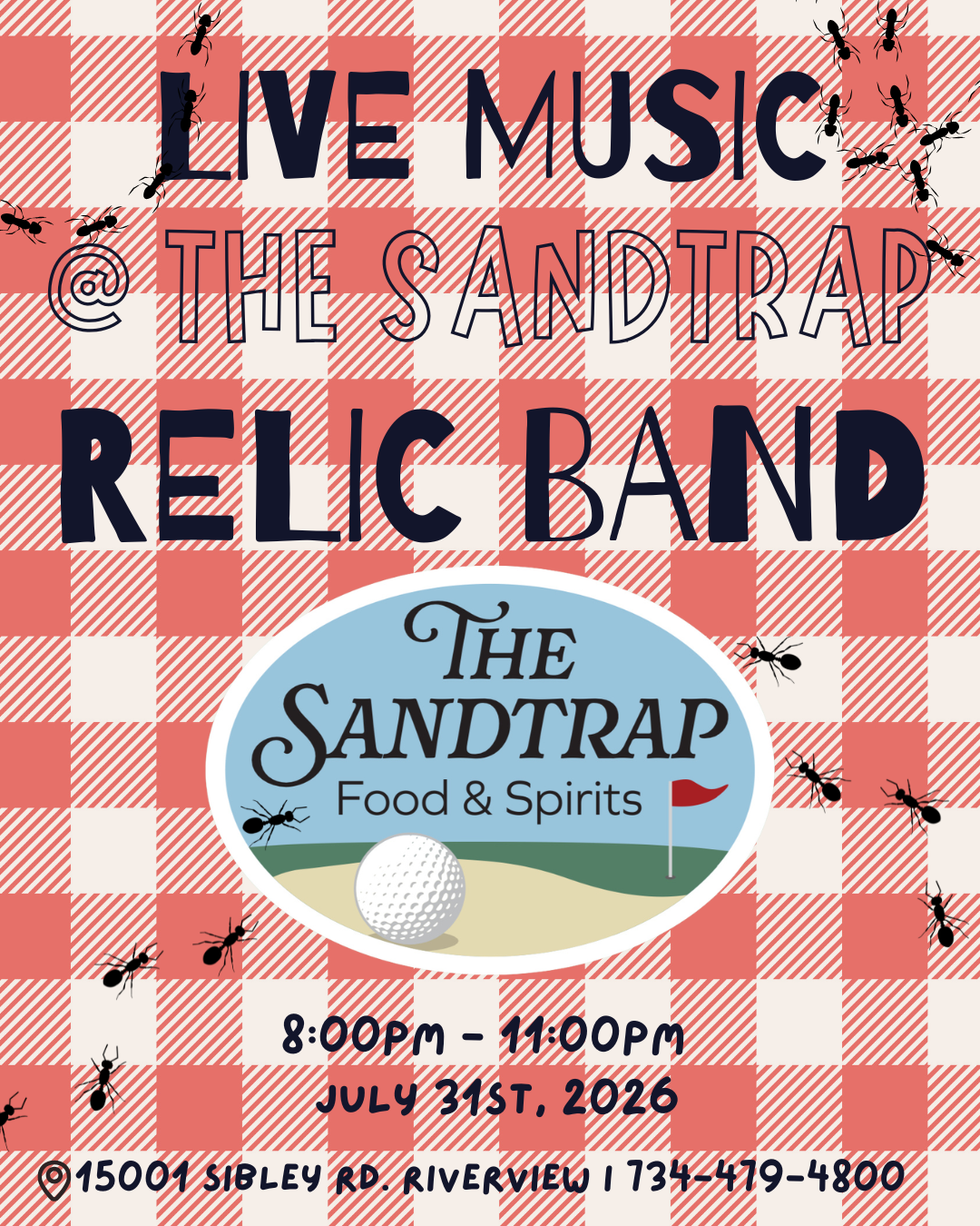 Live Music @ The Sandtrap: Relic Band