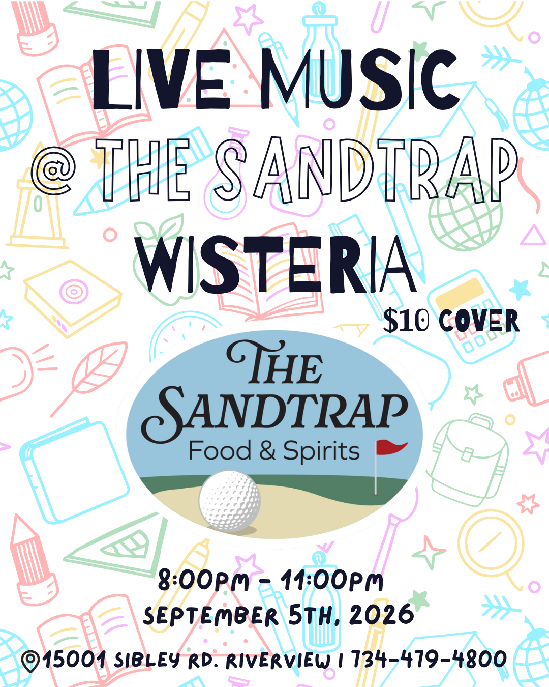 Live Music @ The Sandtrap - Wisteria ($10 Cover)