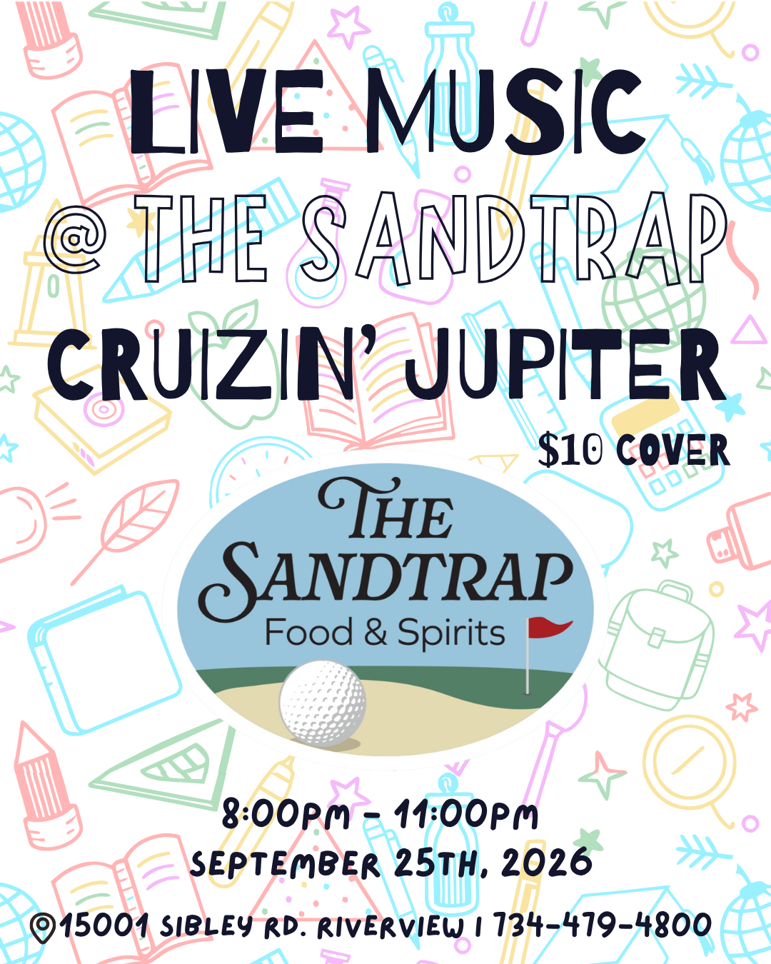 Live Music @ The Sandtrap - Cruizin' Jupiter ($10 Cover)