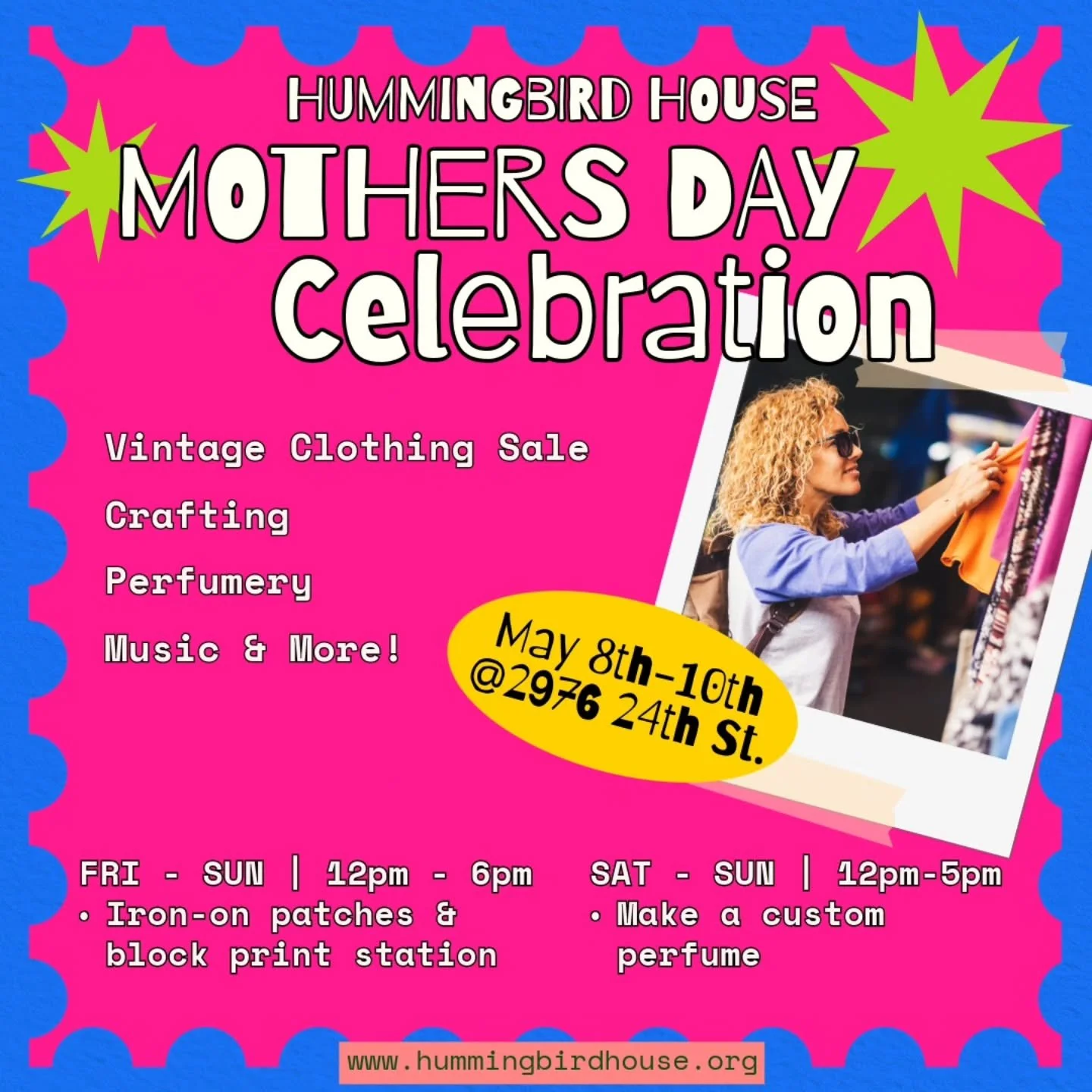 We've got a pop-up for Mother's Day weekend, more classes to check out, and we just signed up for our booth at Carnaval! 

Lots going on in May, be sure to check the website for more details and to book your spot in one of our classes.

If you're int