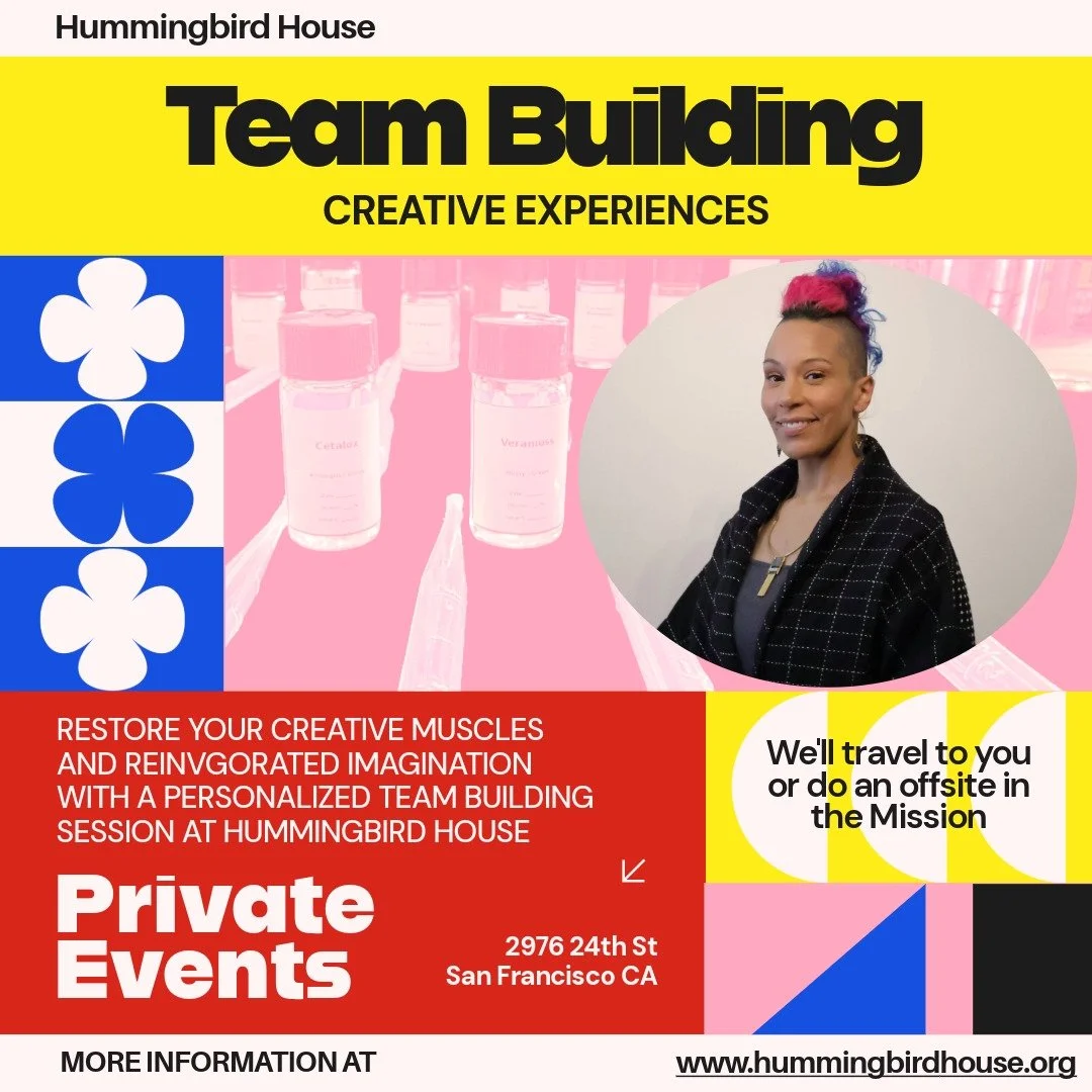 With experience facilitating conversations and communication, and having worked as both an Executive and a Creative Artist, I know I can deliver the perfect team-building experience.
 
Our custom-built events will help your team connect and get their
