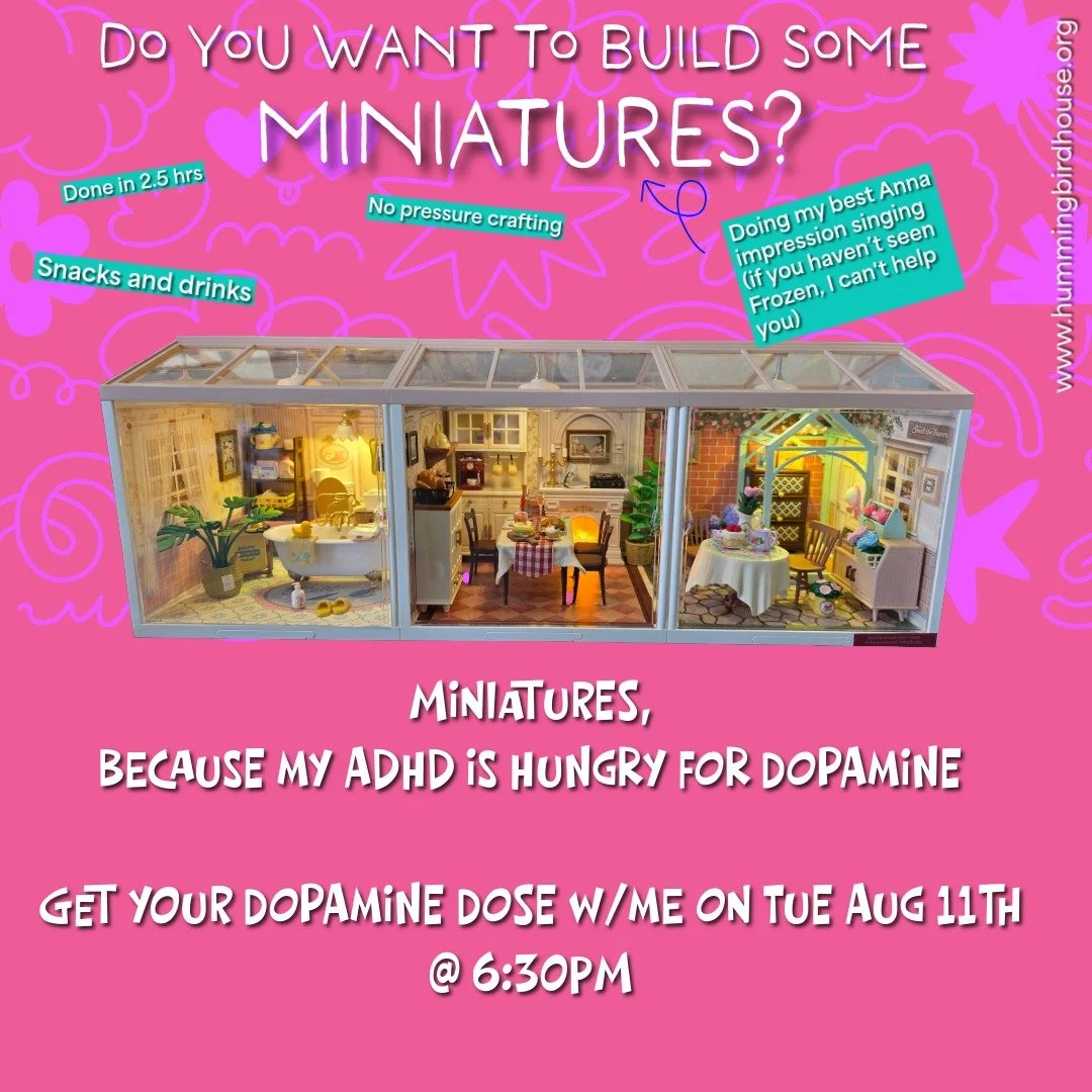 The struggle is real, but these fun mini models make me forget that fact for 2 sweet, blissful hours.

Need a break from the world and want to hang out with others? Then you found the right spot. The universe is telling ya to come hang. Don't disappo