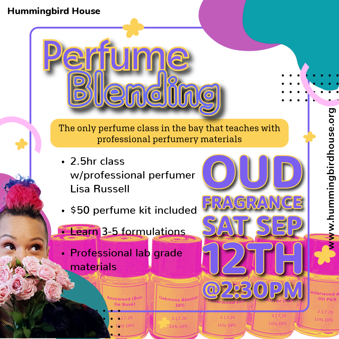 Perfumery Class | Oud Fragrance | Sat Sept 12th @ 2:30pm