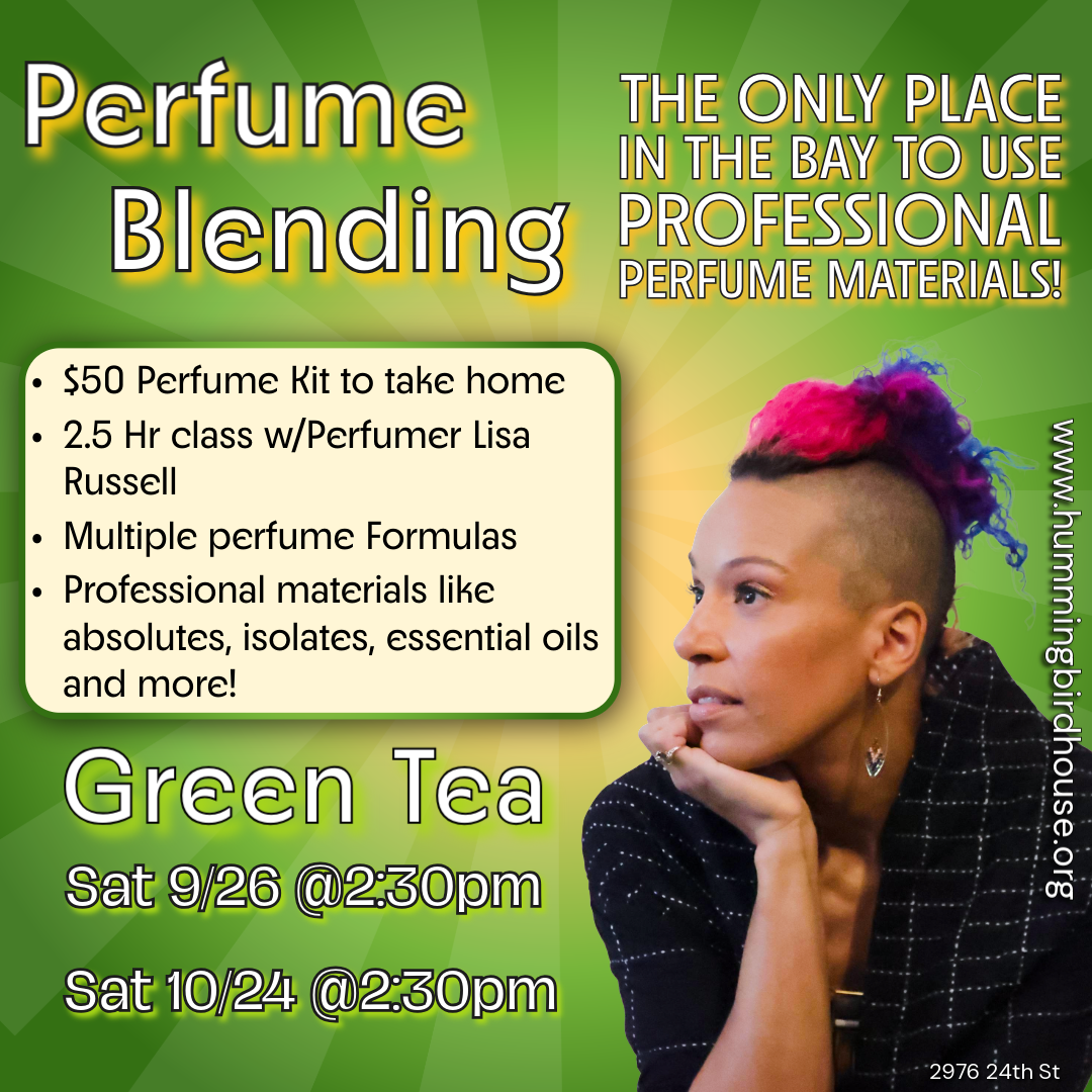 Perfumery Class | Green Tea Fragrance | Sat 9/26 @ 2:30pm & Sat 10/24 @ 2:30pm