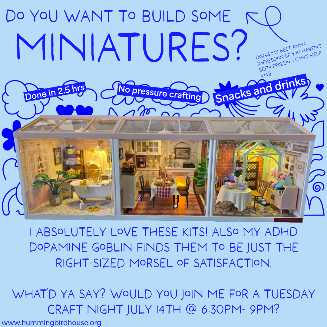 Craft Night | Minature Models |  Tue July 14th @ 6:30pm- 9pm