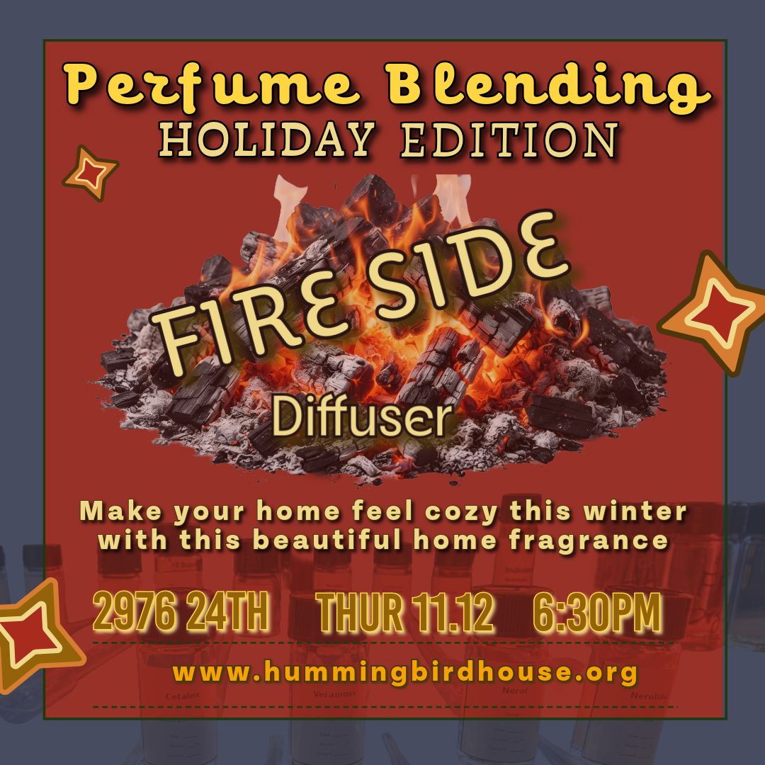 Perfume Blending | Holiday Edition | Fireside Diffuser Thur 11.12 @ 6:30pm