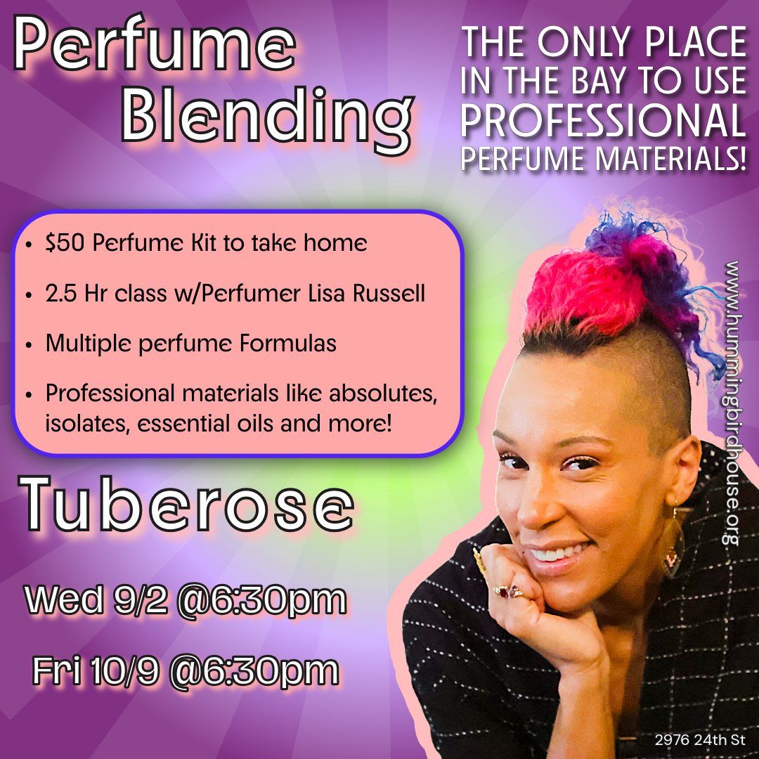 Perfumery Class | Tuberose | Tue 9/2 @6:30pm-9pm &  Fri 10/9 @ 6:30pm