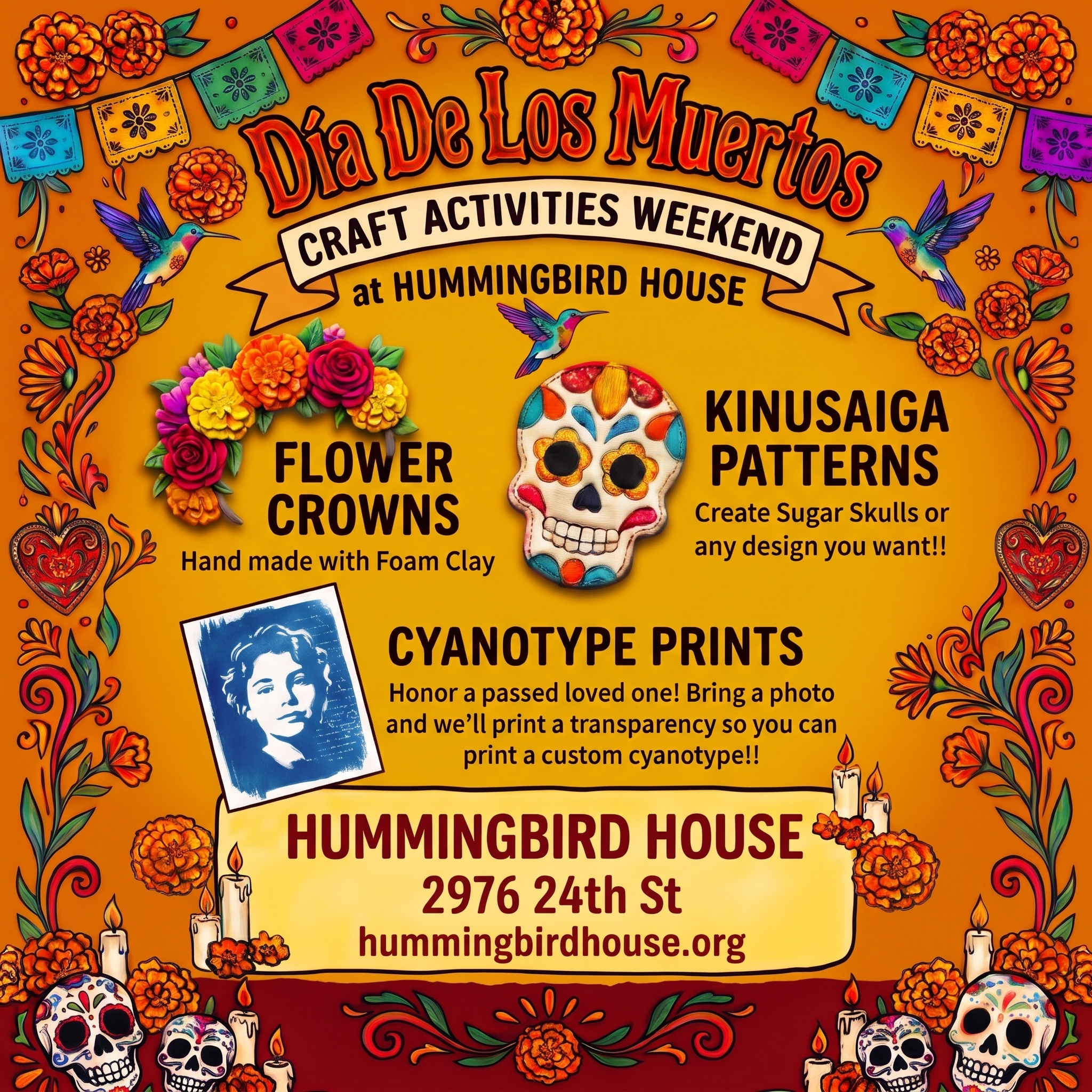 Hummingbird House | Dia De Los Muertos & Anniversary Celebration
