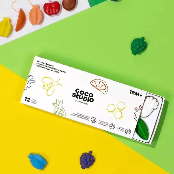 Beeswax Crayons Set - 12 Colors (4).webp