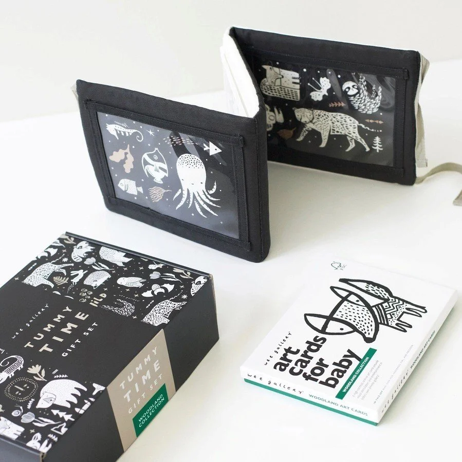 Baby Tummy Time Gallery with Mirror Gift Set