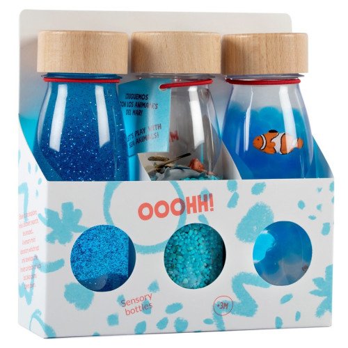 Petit Boum Sensory Toy Bottle Pack (Serenity)