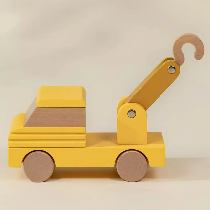 Wooden Construction Vehicle - Tow Truck (5).webp