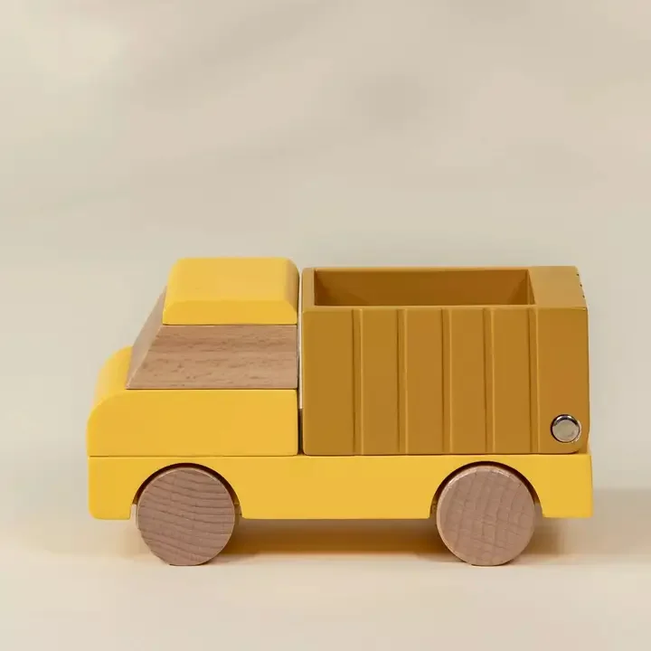 Wooden Construction Vehicle - Dump Truck (5).webp