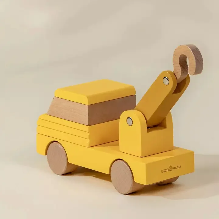 Wooden Construction Vehicle - Tow Truck (6).webp