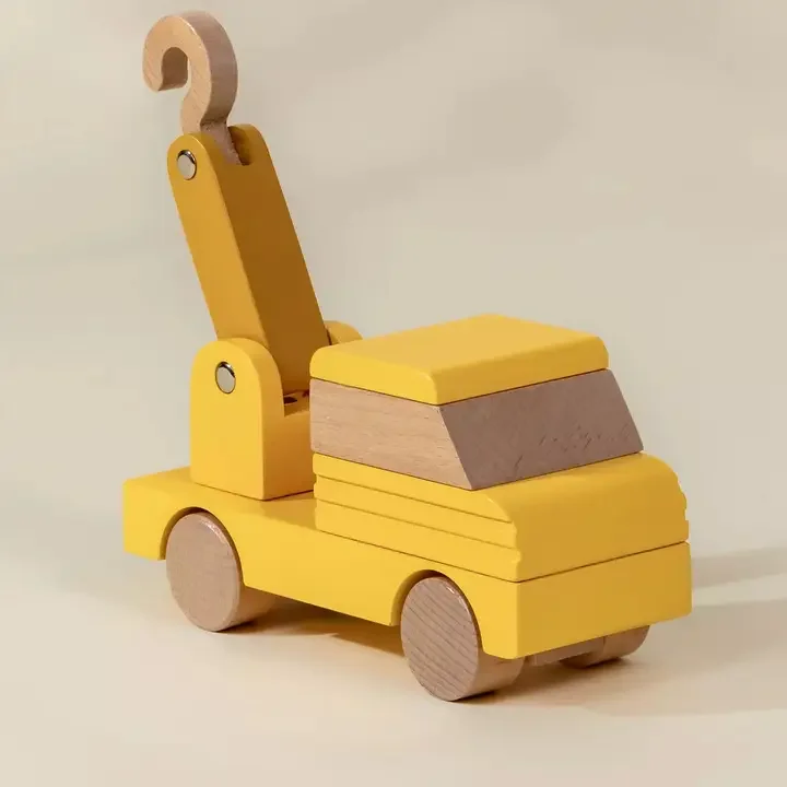 Wooden Construction Vehicle - Tow Truck (4).webp