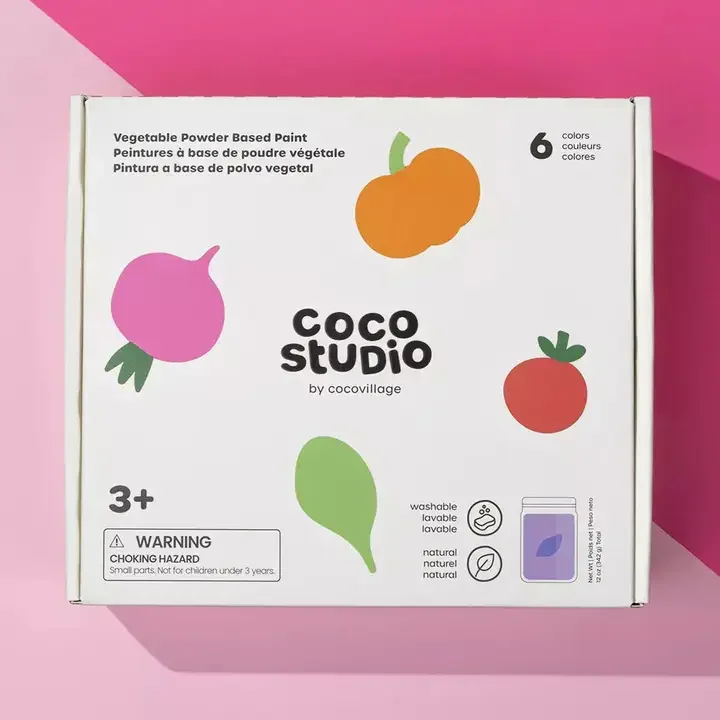 Vegetable Powder Based Paint Set - 6 Colors (1).webp