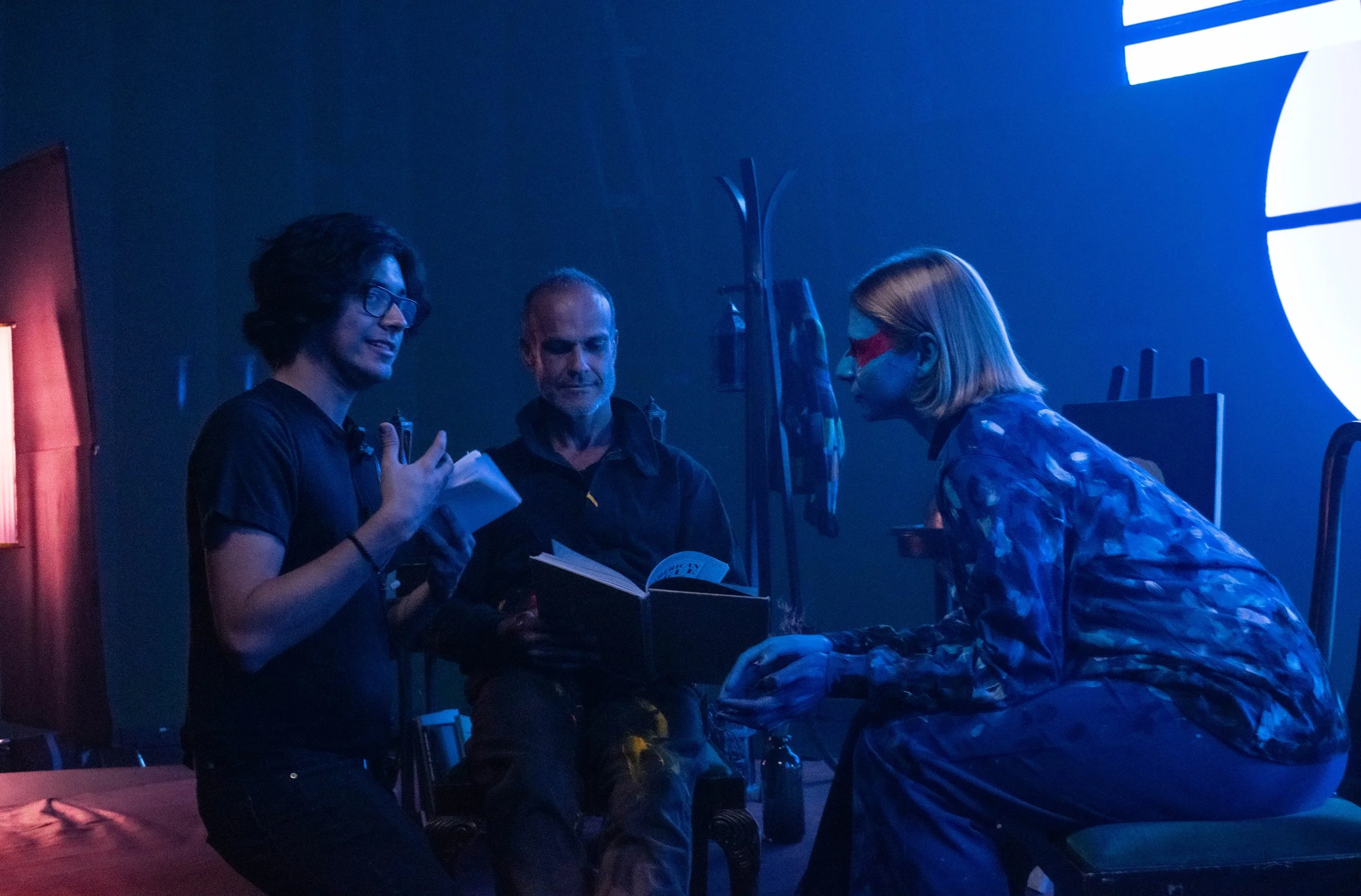 Director with the Cast