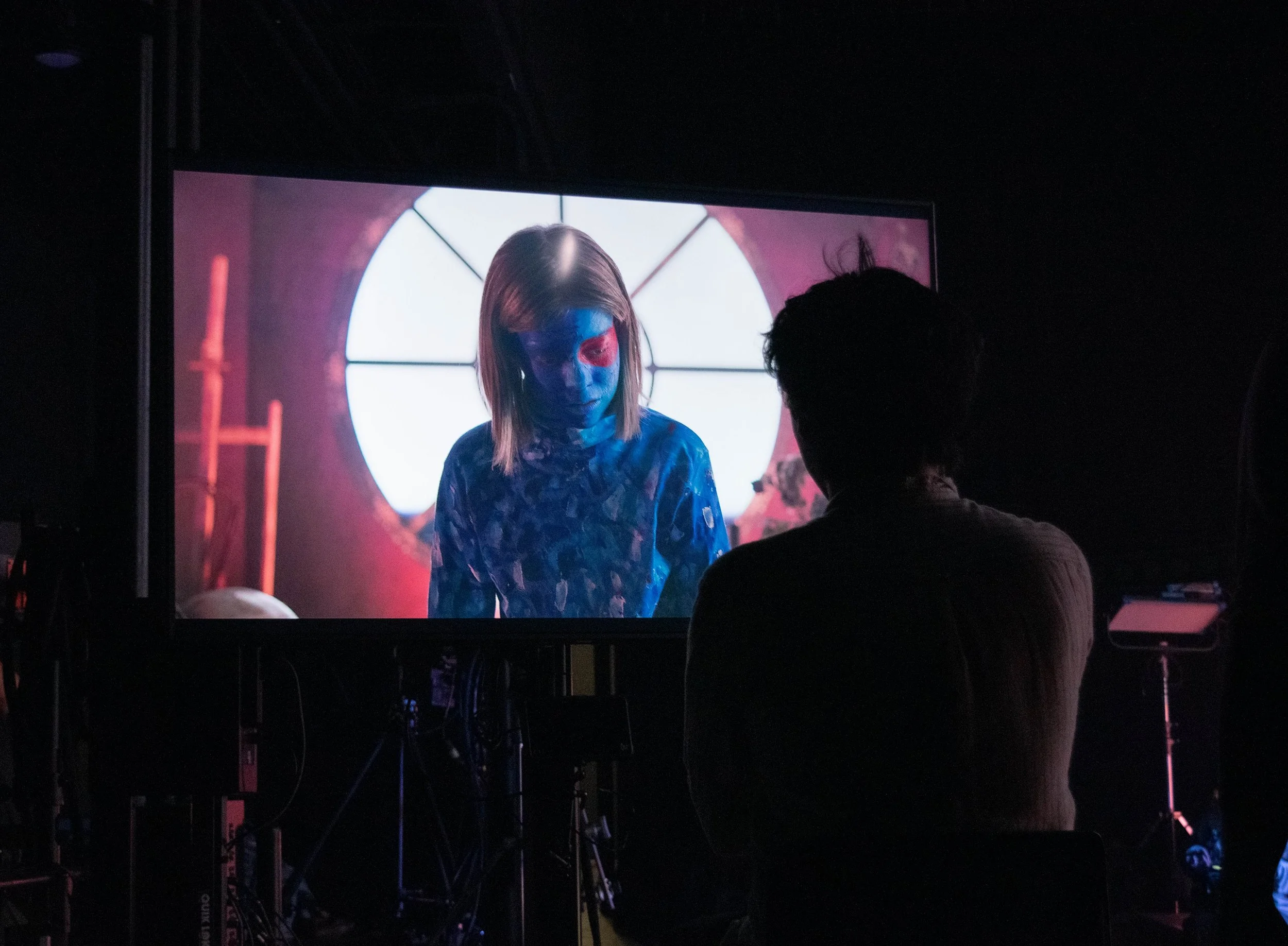 Director Watching the Monitor